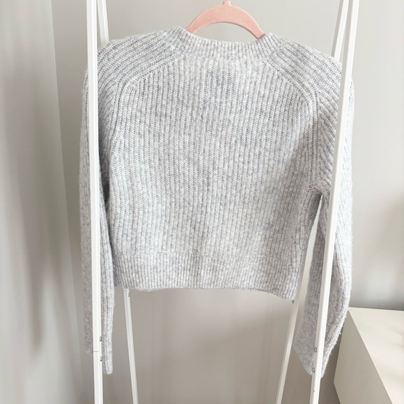 Abercrombie & Fitch Pearl Button Cardigan - Gray - Picture 2 of 4